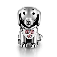 Carica l'immagine nel visualizzatore di Gallery, Charms Cane Bead Da Donna Argento Sterling 925 Con Cristallo Swarovski... - Ilgrandebazar