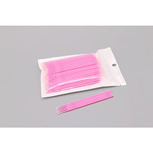 Carica l'immagine nel visualizzatore di Gallery, 200 micro applicatori tamponi di pennelli, monouso ciglia estensione per Rosa