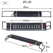 Carica l'immagine nel visualizzatore di Gallery, CPROSP Illuminazione a LED per Acquario con Timer, 3 Colori 12W 28-46CM