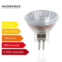 Carica l'immagine nel visualizzatore di Gallery, Vicloon Faretti GU4 Lampadina, MR11 Lampadina Alogena 10pcs Mr11 20w