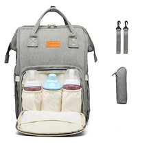 Carica l'immagine nel visualizzatore di Gallery, Zaino Mamma Multifunzione Neonato Fasciatoio Bambino Impermeabile Light Gray - Ilgrandebazar