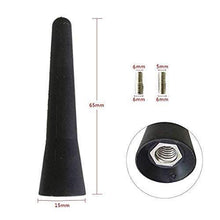 Carica l'immagine nel visualizzatore di Gallery, Mini antenna universale per auto, lunghezza 2,5 cm, 65 mm, pollici, Nero - Ilgrandebazar