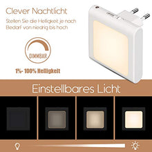 Carica l'immagine nel visualizzatore di Gallery, Presa di luce notturna con sensore crepuscolare, Emotionlite 2 pezzi...
