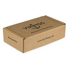 Carica l'immagine nel visualizzatore di Gallery, Vikings, set di 2 bracciali in nylon con ancora acciaio inox, Bianco Nero - Ilgrandebazar