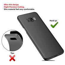 Carica l'immagine nel visualizzatore di Gallery, EIISSION Samsung Galaxy S8 (5.8") Custodia, Ultra Sottile Che Cade Nero - Ilgrandebazar
