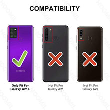 Carica l'immagine nel visualizzatore di Gallery, HOOMIL Cover per Samsung A21S, Galaxy Flip Case in Pelle Nero