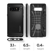 Carica l'immagine nel visualizzatore di Gallery, Spigen 587CS22061 - Custodia per Samsung Galaxy Note 8, Nero, 6.3" Matte Black - Ilgrandebazar