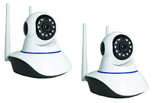 Carica l'immagine nel visualizzatore di Gallery, KIT 2 Telecamere IP CAMERA wi-fi HD 720p motorizzata infrarossi con app...