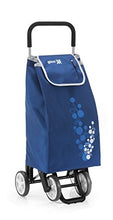 Carica l'immagine nel visualizzatore di Gallery, Gimi Twin Carrello Portaspesa 4 Ruote, Portata 30 kg, Richiudibile, Blu
