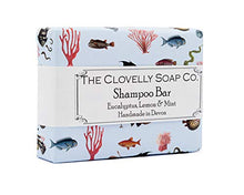 Carica l'immagine nel visualizzatore di Gallery, Clovelly Soap Co. Saponetta shampoo con eucalipto, menta e limone, naturale,...