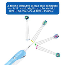 Carica l'immagine nel visualizzatore di Gallery, Qlebao testine oral b compatibile con Braun b ricambi spazzolini...