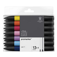 Carica l'immagine nel visualizzatore di Gallery, Winsor &amp; Newton Promarker - 12+1 pennarelli Set 1 - Ilgrandebazar