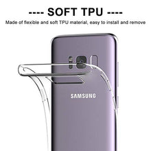 Carica l'immagine nel visualizzatore di Gallery, DOSMUNG Custodia per Samsung Galaxy S8,Trasparente S8