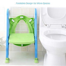 Carica l'immagine nel visualizzatore di Gallery, ADOVEL Riduttore WC per Bambini Ergonomico Con Schienale Alto, Baby training...