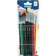 Carica l'immagine nel visualizzatore di Gallery, Stylex - 2051203 - Set di pennelli a Scuola - 10 Pezzi Pinsel