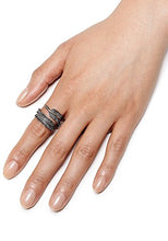 Carica l'immagine nel visualizzatore di Gallery, Piuma Anello in argento 925 regolabile design unico Donna Uomo Unisex by...