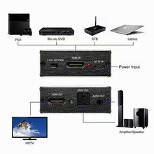 Carica l'immagine nel visualizzatore di Gallery, Ozvavzk HDMI Audio Extractor,4Kx2K to 4Kx2K 3.5mm Extractor - Ilgrandebazar