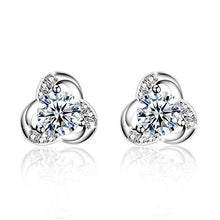 Carica l'immagine nel visualizzatore di Gallery, Amilril Orecchini Donna, Argento Sterling 925 con Zirconi Cubici, Regali per... - Ilgrandebazar