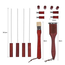 Carica l'immagine nel visualizzatore di Gallery, Fixkit Set di Utensili Barbecue 18 Pezzi Completo Attrezzi BBQ in 18