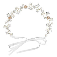 Carica l'immagine nel visualizzatore di Gallery, INTVN Copricapo da sposa Fiori Perle Strass Fascia per Capelli Accessori per... - Ilgrandebazar