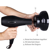 Carica l'immagine nel visualizzatore di Gallery, Hairizone Hair diffusore Universale Adattabile per Asciugacapelli con Nero - Ilgrandebazar