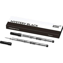 Carica l'immagine nel visualizzatore di Gallery, Montblanc 105158 - Refill (M) per penne roller e fineliner, M, Mystery Black