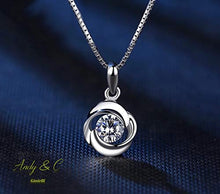 Carica l'immagine nel visualizzatore di Gallery, Andy &amp; C Infinity Collana Donna Ragazza Argento 925 Cristalli Pendente Mamma... - Ilgrandebazar