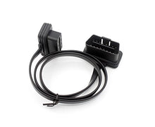 Carica l'immagine nel visualizzatore di Gallery, LoongGate OBD-II OBD2 Cavo di prolunga Profilo Ultra Basso - 1 to 1 Flat 0.6m - Ilgrandebazar