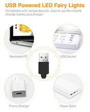 Carica l'immagine nel visualizzatore di Gallery, Stringa Luci LED USB, Litogo 24M 240 Dimmerabile Catena Luminosa Filo...