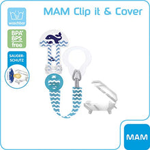 Carica l'immagine nel visualizzatore di Gallery, MAM 67273611, portaciuccio Clip it! &amp; Cover, bambini blau - Ilgrandebazar