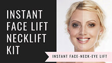 Carica l'immagine nel visualizzatore di Gallery, New Instant Facelift, Face Lift &amp; Neck kit Eye Magic. It' Dark Hair