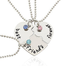 Carica l'immagine nel visualizzatore di Gallery, Collane Amici BESTOYARD 3 Amicizie con pendenti lettere best friends... - Ilgrandebazar