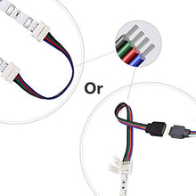 Carica l'immagine nel visualizzatore di Gallery, REDTRON Connettore Striscia LED,10mm RGB il connettore LED include 10x L...