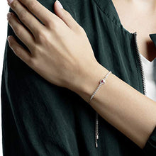 Carica l'immagine nel visualizzatore di Gallery, Swarovski Bracciale One, Cristallo Rosso, Rodiato, da Donna - Ilgrandebazar