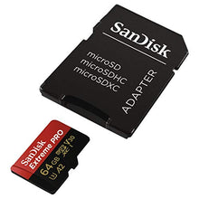 Carica l'immagine nel visualizzatore di Gallery, SanDisk Extreme Pro Scheda di Memoria microSDXC da 64 GB e Adattatore 64