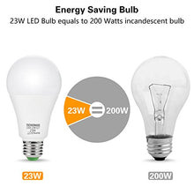 Carica l'immagine nel visualizzatore di Gallery, 4X 23W E27 LED Lampadine, lampadine Techgomade A65, 200W Bianco Caldo 2700k - Ilgrandebazar