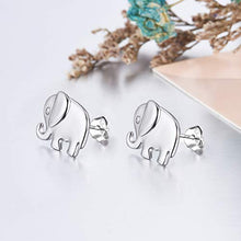 Carica l'immagine nel visualizzatore di Gallery, Orecchini di Elefante in Argento Sterling 925 Gioielli per Donne Ragazze