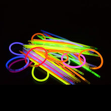Carica l'immagine nel visualizzatore di Gallery, San Jison Pacco di 100 Barre Luminose per Party, Braccialetti Fluorescenti...