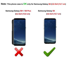 Carica l'immagine nel visualizzatore di Gallery, EIISSION Samsung Galaxy S8 (5.8") Custodia, Ultra Sottile Che Cade Nero - Ilgrandebazar
