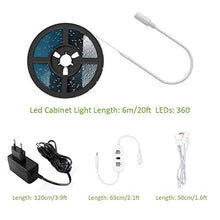 Carica l'immagine nel visualizzatore di Gallery, 6M Striscia LED 12V, Ustellar 360 Unità Dimmerabile Bianco Freddo - Ilgrandebazar
