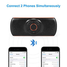 Carica l'immagine nel visualizzatore di Gallery, Aigoss Vivavoce Bluetooth 4.2 per Auto con Siri e Google Assistant, Kit per...
