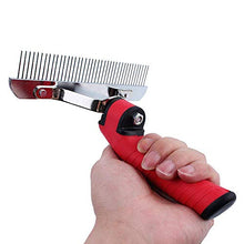Carica l'immagine nel visualizzatore di Gallery, ASOCEA Pet Dog Grooming extra-large rastrello pettine Deshedding Tool beauty...