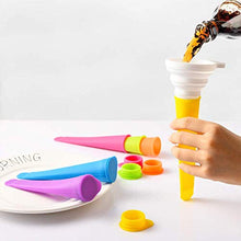 Carica l'immagine nel visualizzatore di Gallery, Set di 6 Stampi Ghiaccio in Silicone e 3 Imbuto Pieghevole,Stampi Per...