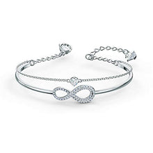 Carica l'immagine nel visualizzatore di Gallery, Swarovski Bangle Donna Placcato_Oro Cristallo Rotonda - 5520584 - Ilgrandebazar