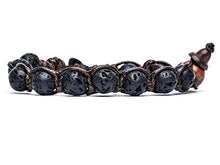 Carica l'immagine nel visualizzatore di Gallery, Bracciale tibetano buddista in Lava Nera MainApps - Ilgrandebazar