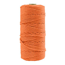 Carica l'immagine nel visualizzatore di Gallery, Macrame Corda 3mm*100m Filo Cotone, Filato Naturale Arancia