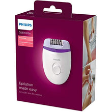 Carica l'immagine nel visualizzatore di Gallery, Philips BRE225/00 Satinelle Essential Epilatore Elettrico Compatto,...