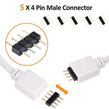 Carica l'immagine nel visualizzatore di Gallery, REDTRON Connettore Striscia LED,10mm RGB il connettore LED include 10x L...