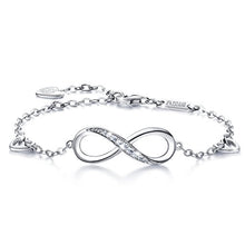 Carica l'immagine nel visualizzatore di Gallery, Billie Bijoux 925 Argento Sterling Braccialetto con zircone in per Donna,... - Ilgrandebazar
