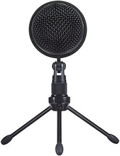 Carica l'immagine nel visualizzatore di Gallery, AmazonBasics - Mini microfono a condensatore da scrivania, Nero - Ilgrandebazar
